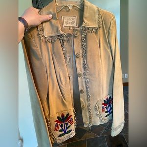 Double D Suede Jacket